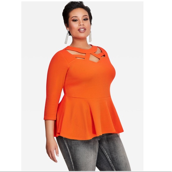 Ashley Stewart Tops - 🎉SALE🎉Ashely Stewart  PEPLUM TOP